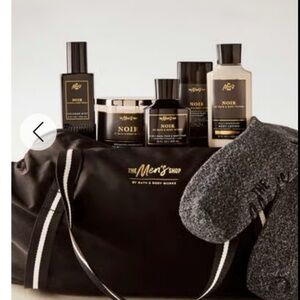 NEW BBW MENS NOIR (7) PC GIFT BAG SET